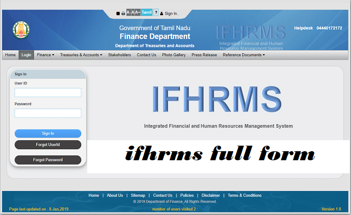 ifhrms full form